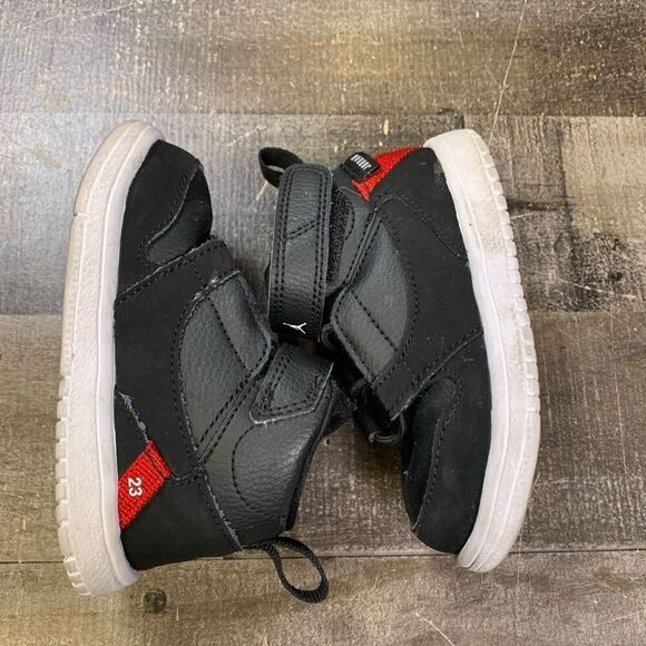 Jordan fadeaway toddler 6c shoes black red athletic sneakers - Picture 6 of 10